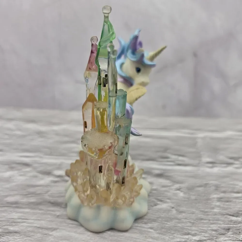 Hamilton Collection Rainbow Dreams Castles In The Sky Unicorn Pegasus 2001